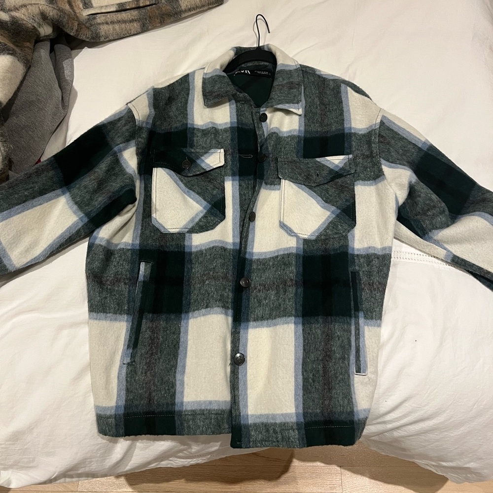 Green jacket from zara